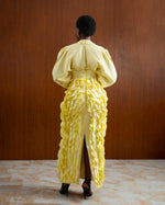 Load image into Gallery viewer, Nsoromma Ruffled Skirt in Butter Yellow