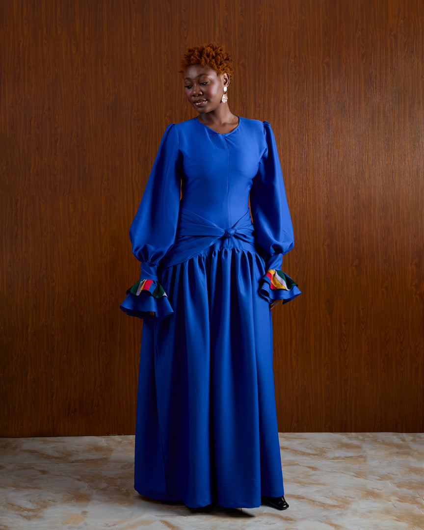 Aura Dress in Royal Blue