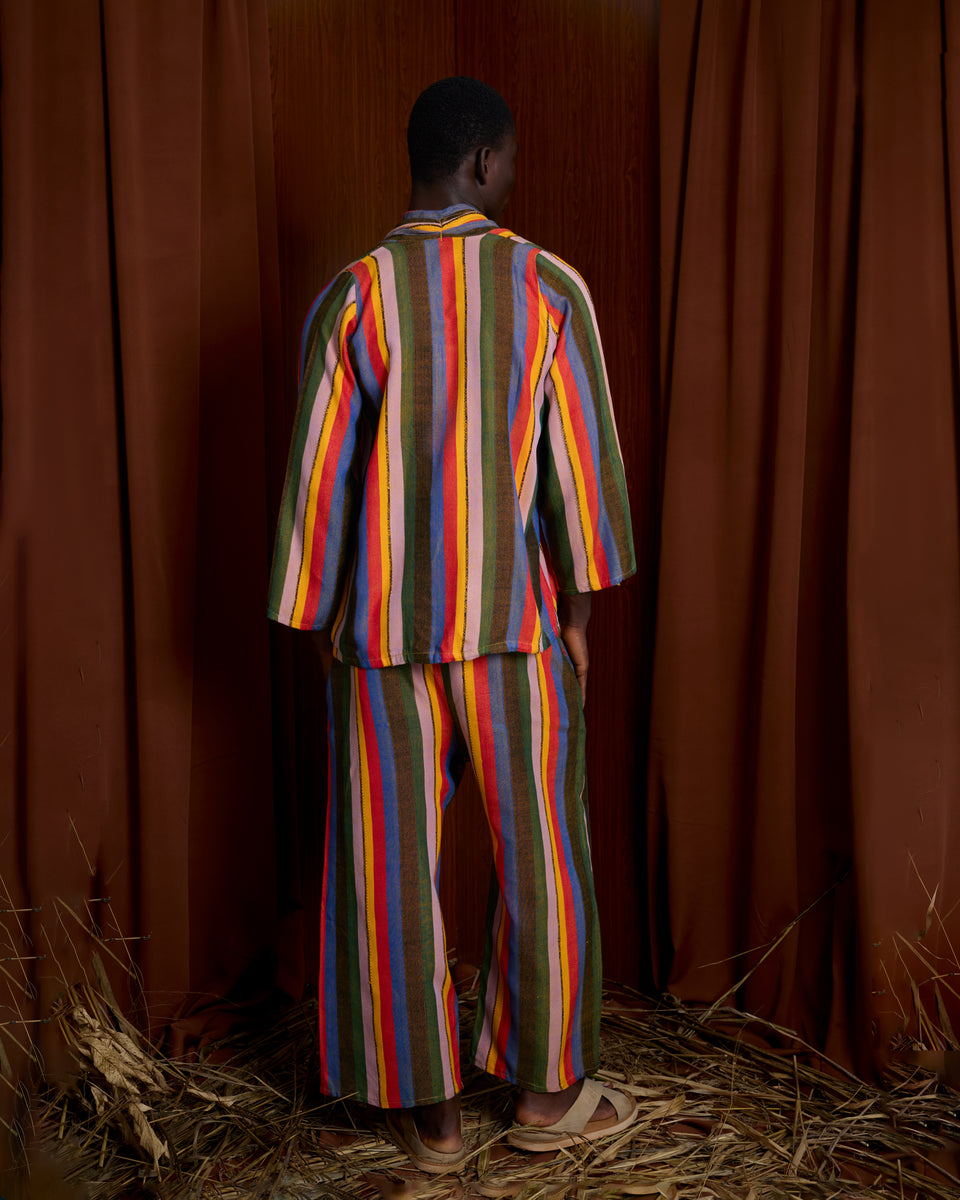 Mofla In Color Set - Multicolored Unisex Kente Matching Set | KAYADUA