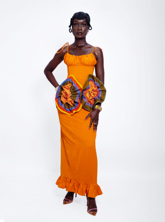 Bloom Long Fitted Dress
